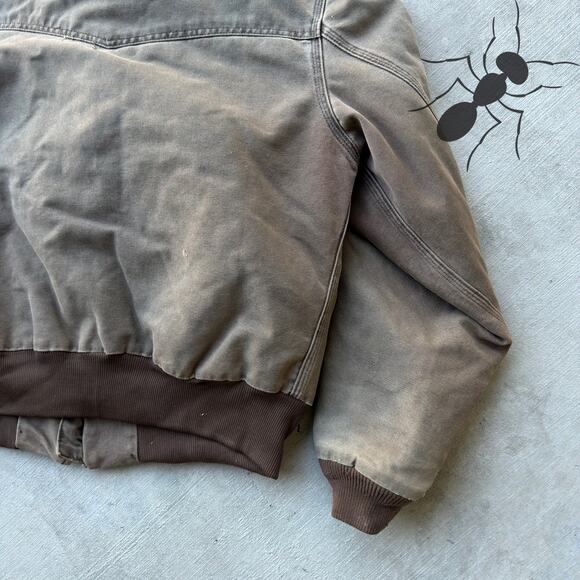 Carhartt J14 CHT brown Santa Fe work wear jacket - Picture 8 of 8